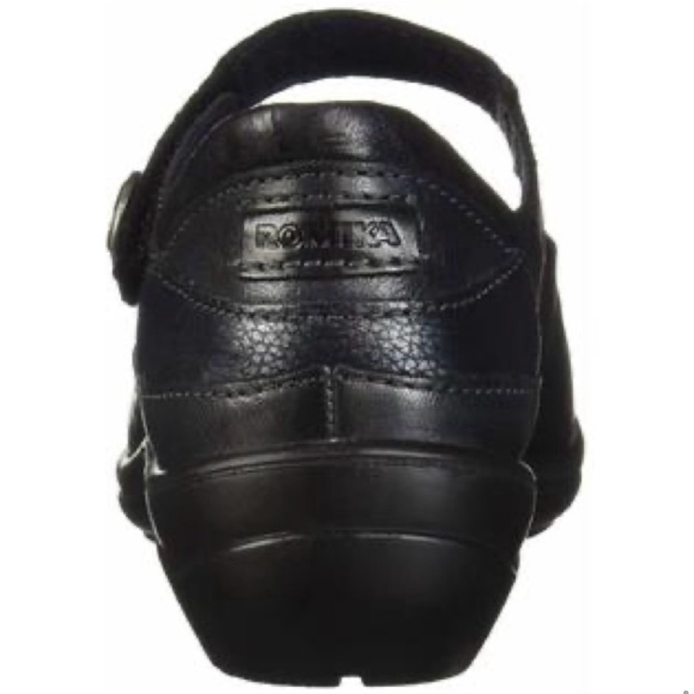 Romika Leather Black Mary Jane Cassie size EU 41 US 10 by Josef Seibel German - Picture 4 of 8
